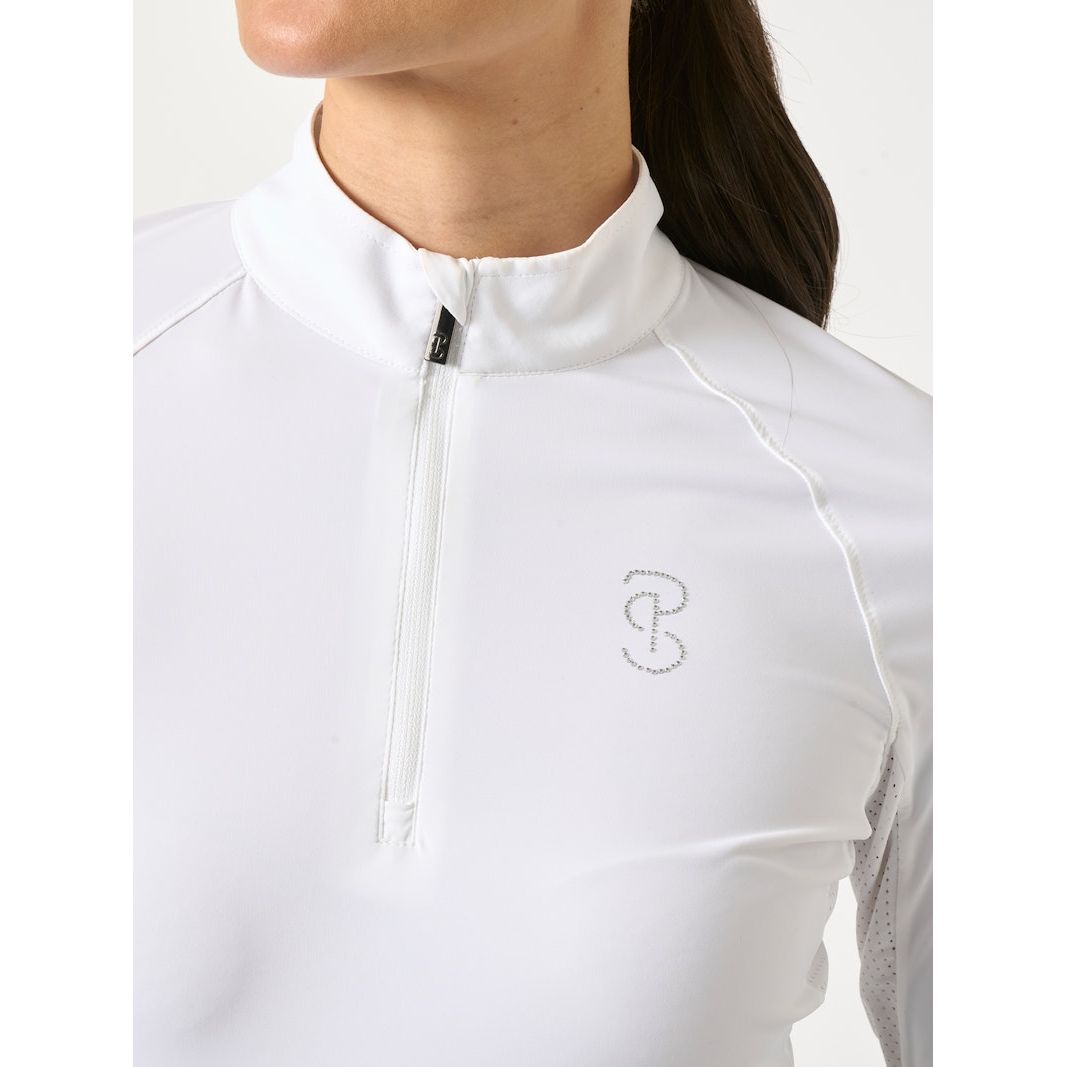 PS Of Sweden Evelina Crystal Logo LS Top