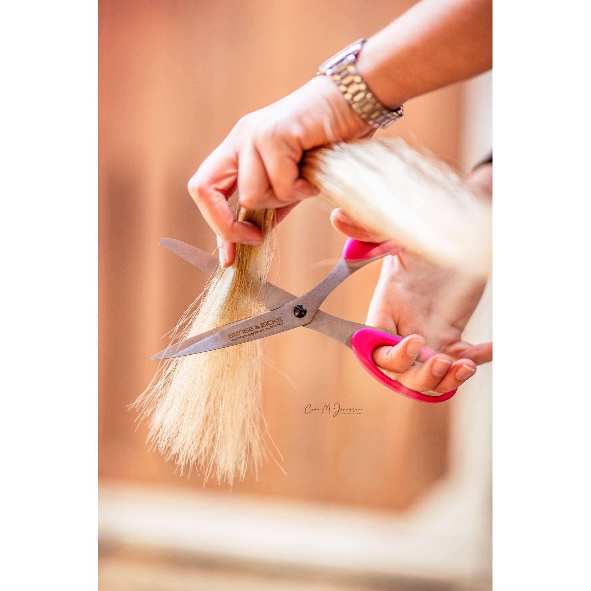 Dark Salmon Bense & Eicke Schweifschere "SchnittBerta"