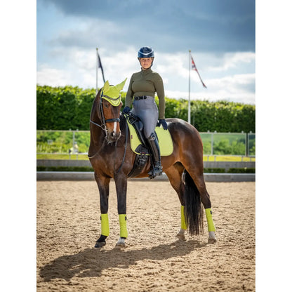 LeMieux Suede Dressage Square LC Kiwi S/M