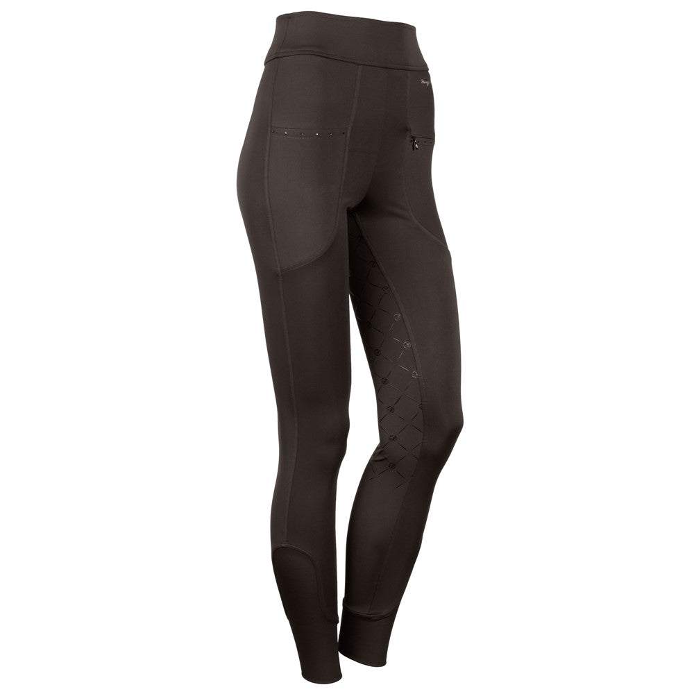 Dark Slate Gray Kinderreitleggings Equitights Rookie Full Grip