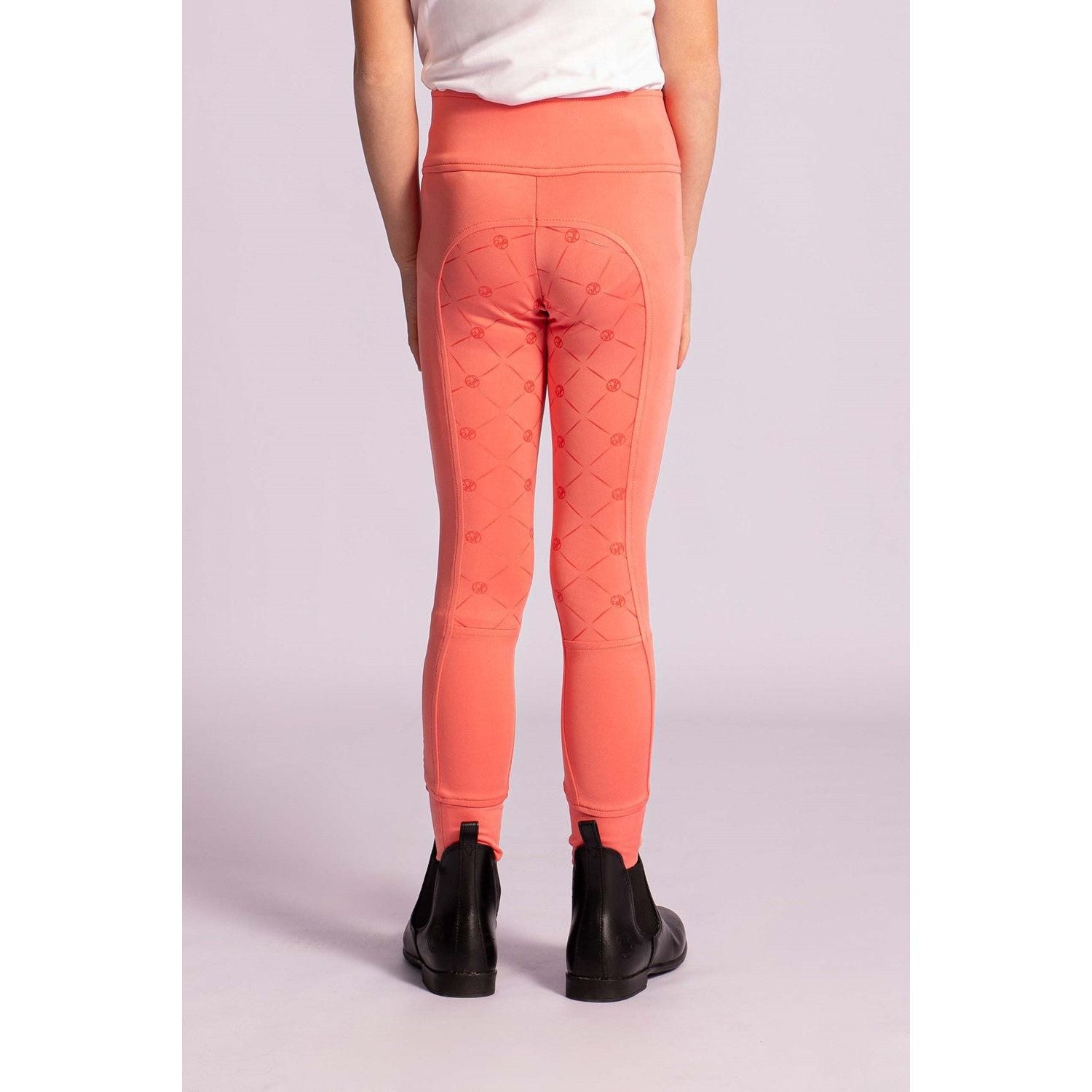 Light Gray Kinderreitleggings Equitights Rookie Full Grip
