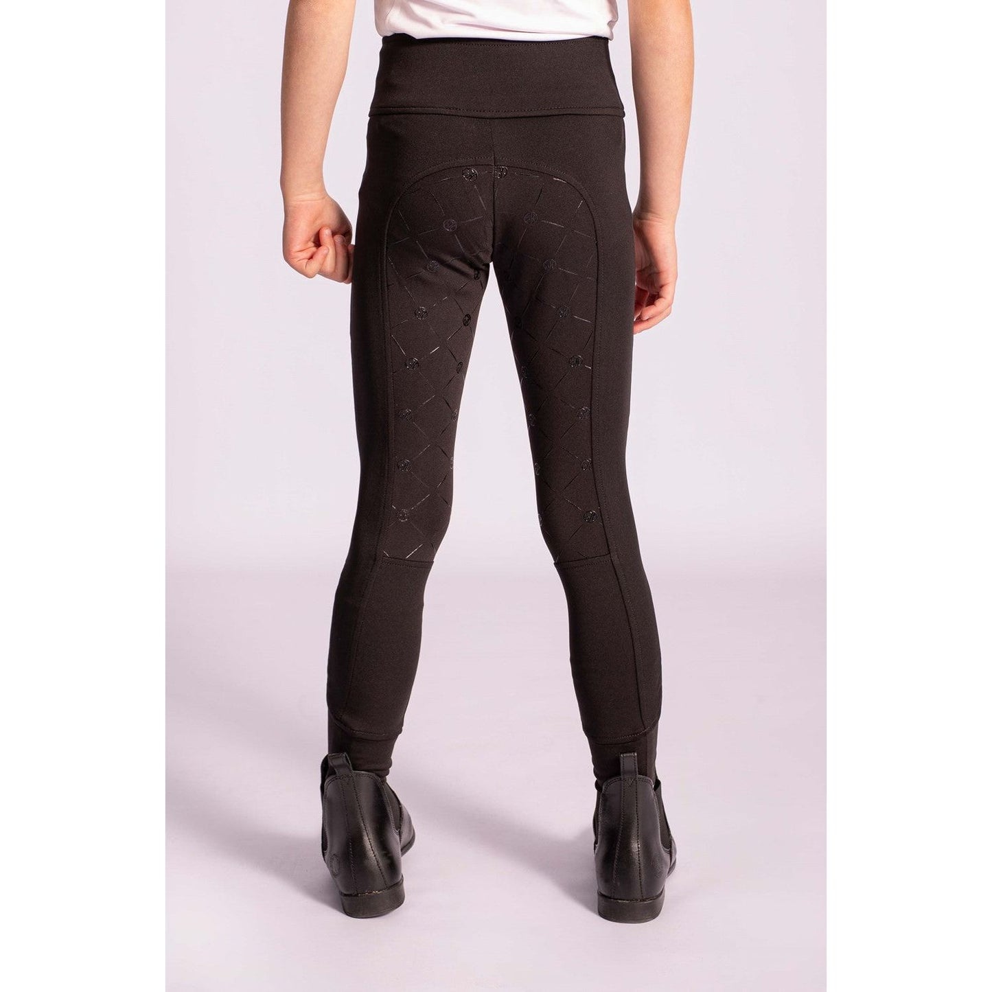 Dark Slate Gray Kinderreitleggings Equitights Rookie Full Grip