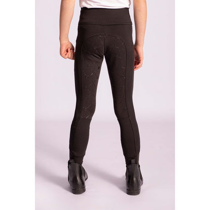 Dark Slate Gray Kinderreitleggings Equitights Rookie Full Grip