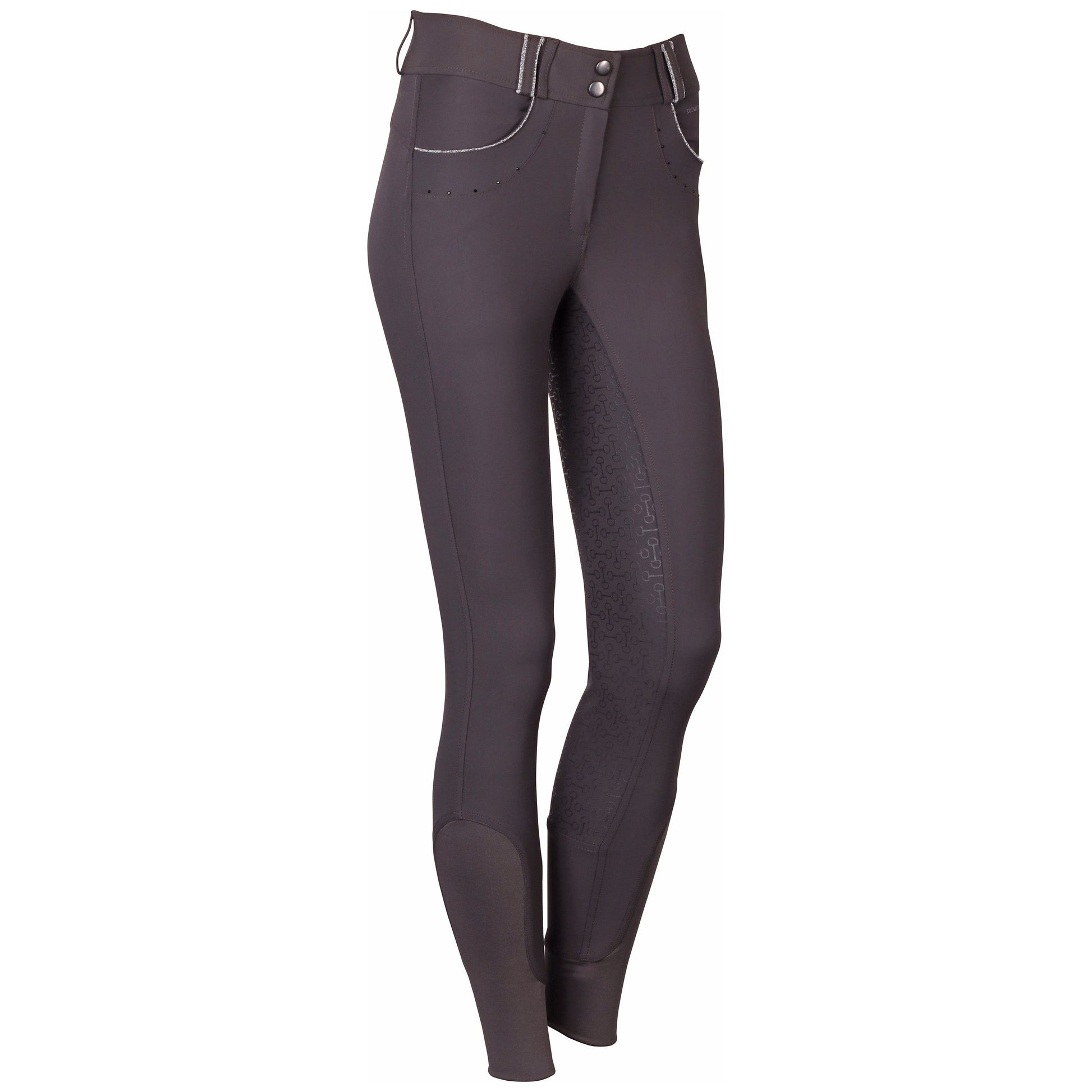Dark Slate Gray Reithose Denici Cavalli Shadow Full Grip