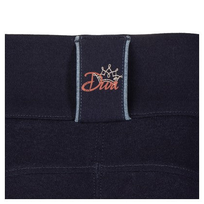 Harry's Horse Reithose Equitights Diva Mauvewood Denim Full Grip SS26