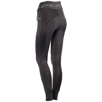 Dark Slate Gray Reithose Equitights Just Ride Urban Full Grip
