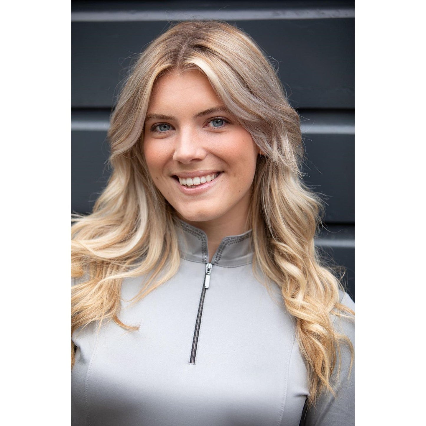 Dark Gray Harry's Horse Shirt LS Denici Cavalli Shadow