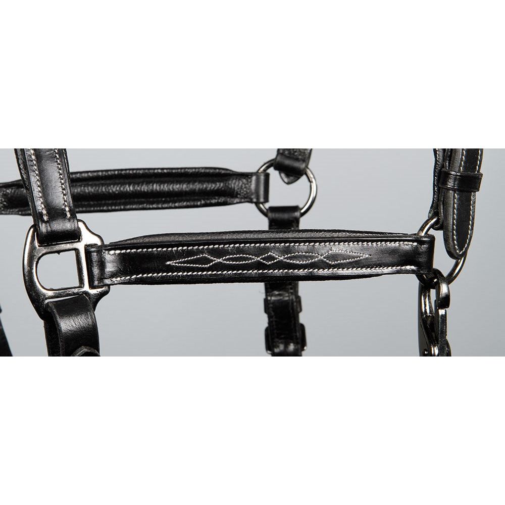 Black Lederhalfter Supreme