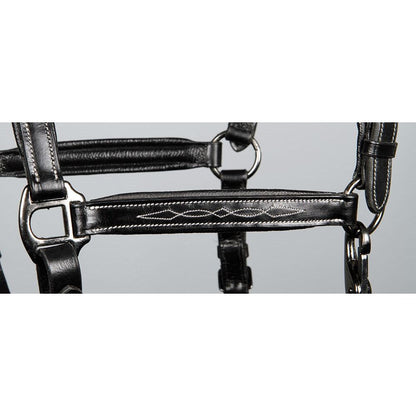 Black Lederhalfter Supreme