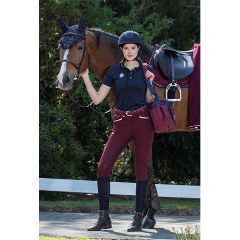 Dark Slate Gray USG Reithose Meghan Top-Grip Vollbesatz