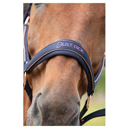 Rosy Brown Harry's Horse Halfterset Just Ride NightSky