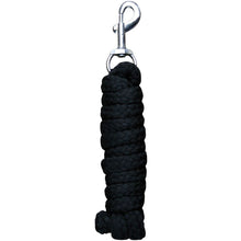 Black Führstrick Soft Karabiner Silber 1,8m