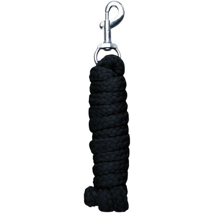 Black Führstrick Soft Karabiner Silber 1,8m