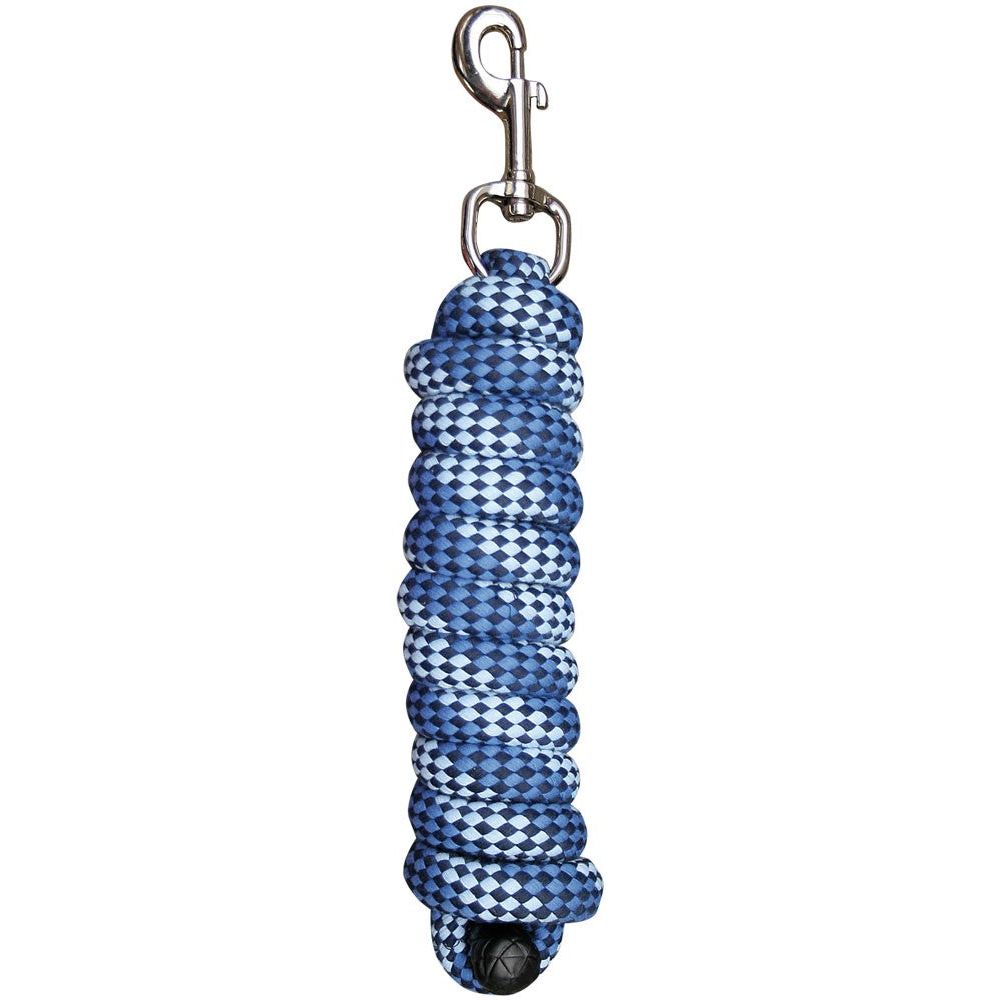 Dark Slate Blue Führstrick Mounty Karabiner Silber 2m