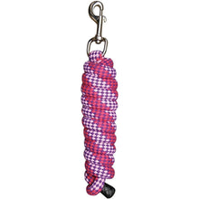 Maroon Führstrick Mounty Karabiner Silber 2m