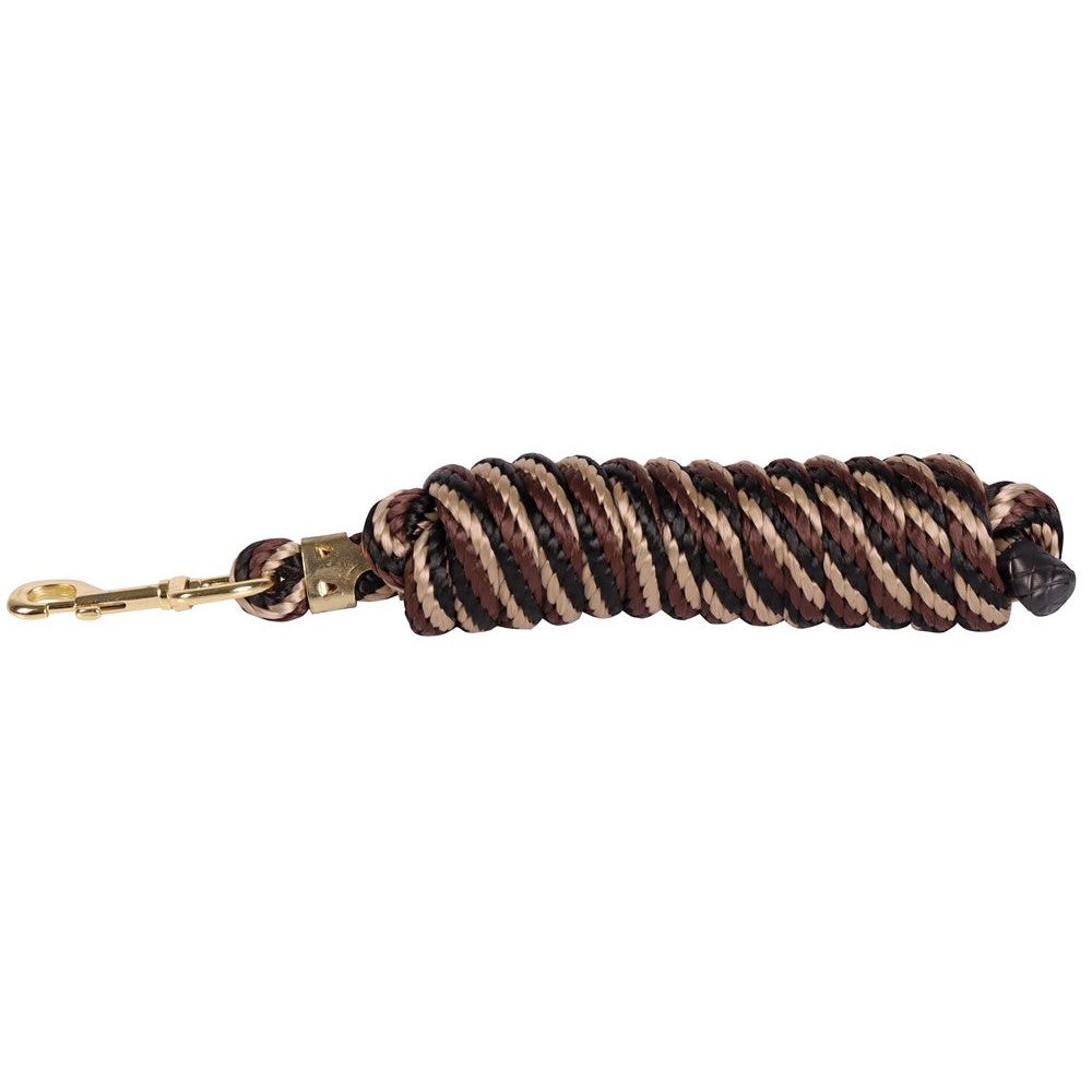 Dark Slate Gray Führstrick Karabiner Gold 3m