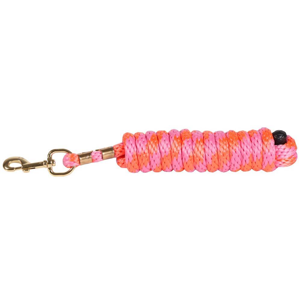 Light Coral Führstrick Karabiner Gold 3m