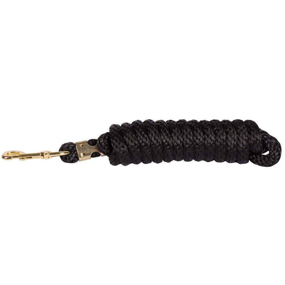 Black Führstrick Karabiner Gold 3m