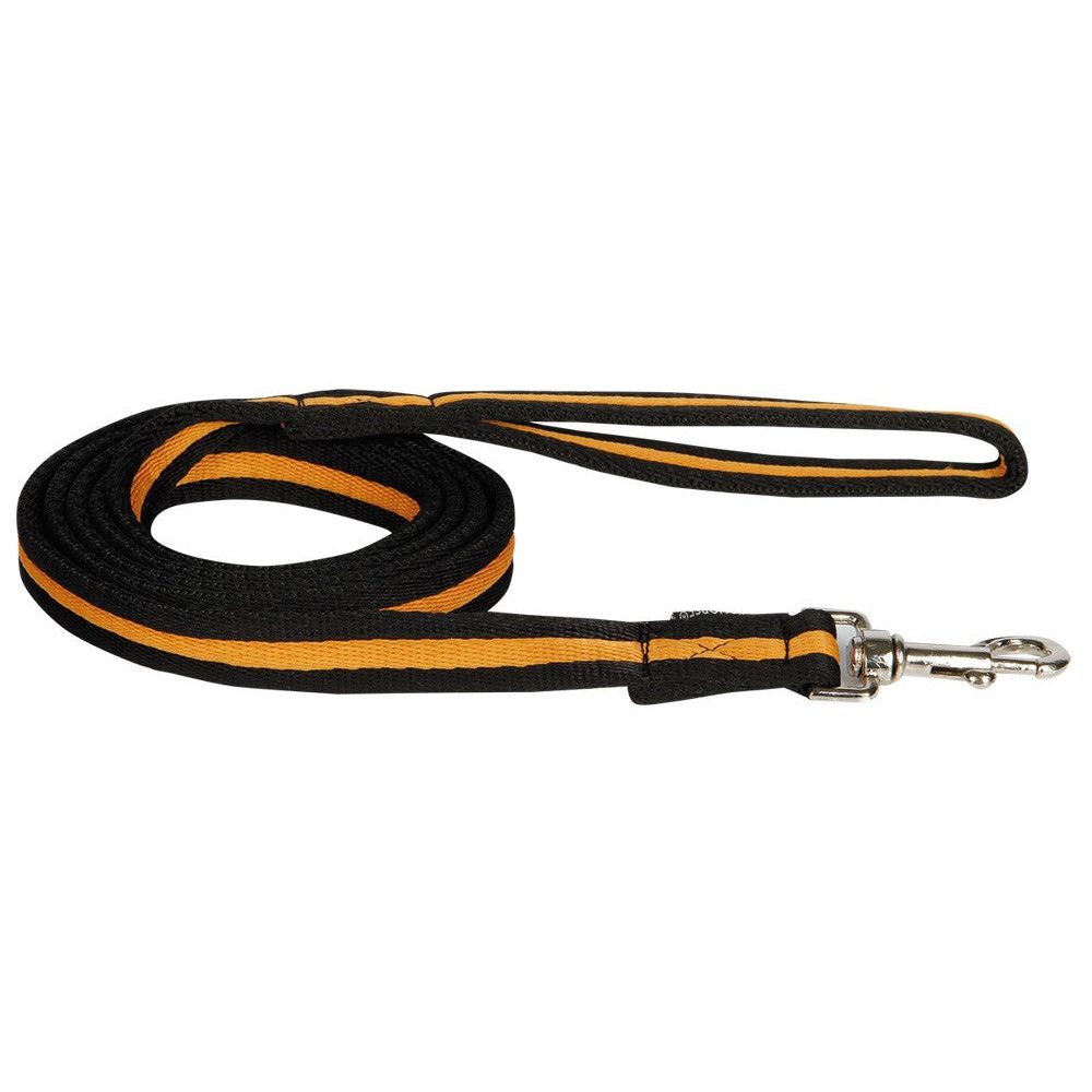 Black Führstrick Soft - Karabiner Silber 2m