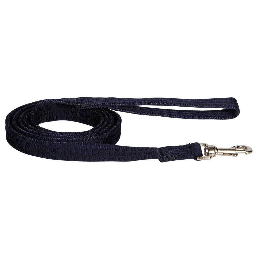 Black Führstrick Soft - Karabiner Silber 2m