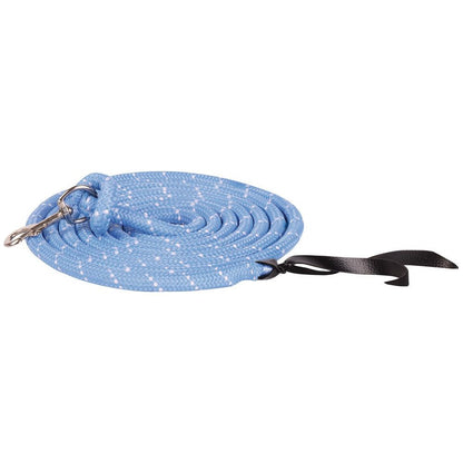 Sky Blue Harry's Horse Bodenarbeitsseil Karabiner Silber 4m