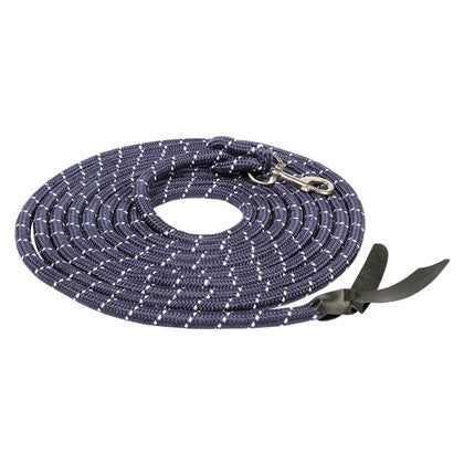 Dim Gray Harry's Horse Anbindestrick Karabinerhaken Silber 6,8m