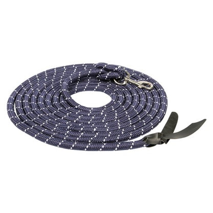 Dim Gray Harry's Horse Anbindestrick Karabinerhaken Silber 6,8m