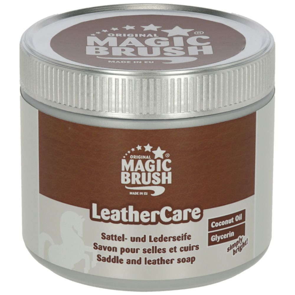 Gray Magic Brush Sattel- und Lederseife mit Kokosnuss-Öl