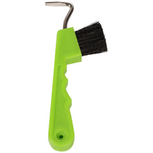 Yellow Green Hufauskratzer mit Bürste