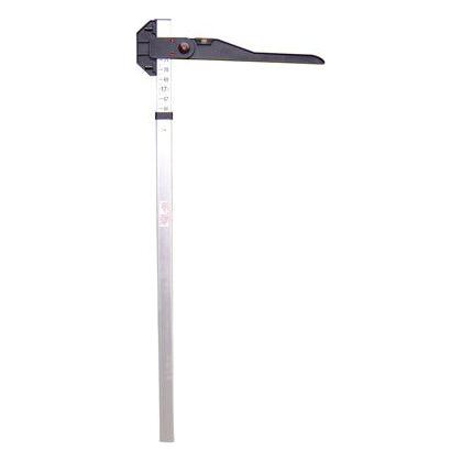 Light Gray Messstock Aluminium 180cm