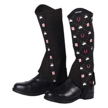 Black Mini-chaps Print