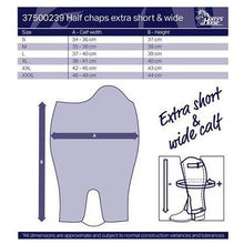 Light Gray Mini-chaps amara Short and Wide