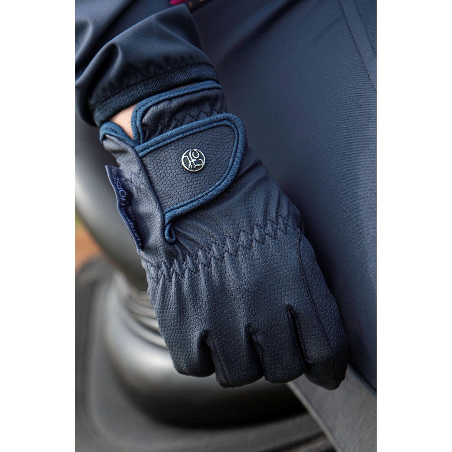 Dark Slate Gray Reithandschuhe TopGrip