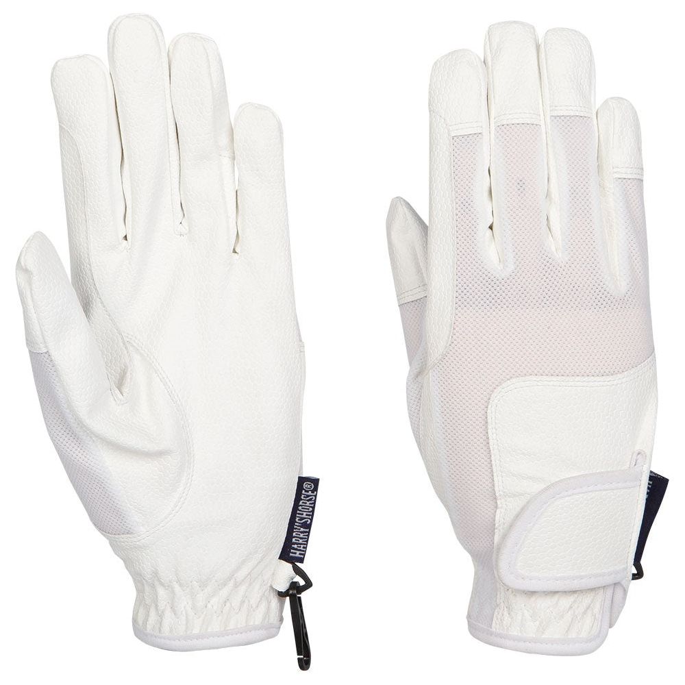 Beige Reithandschuhe TopGrip Mesh