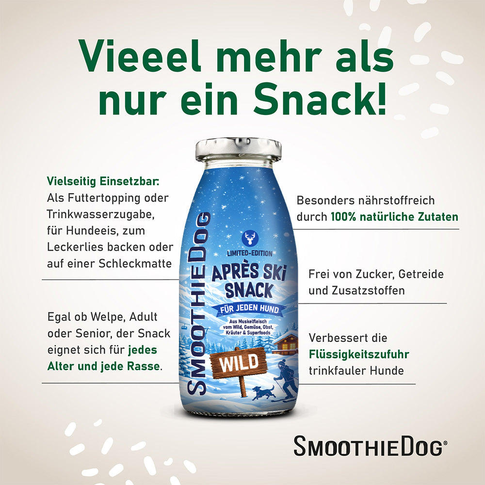 Smoothidog Hundesmoothie Limitierte Winter Edition - Après Ski Snack