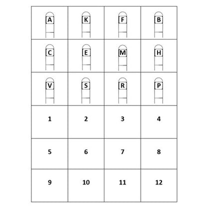 Light Gray Bahnpunkte 12 Stück