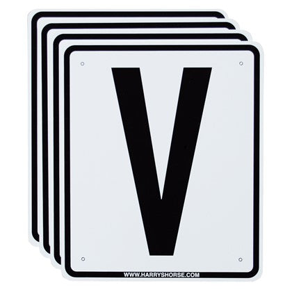 Lavender Dressage Markers, V,S,R,P