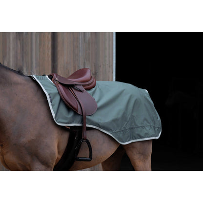 Dark Slate Gray EQUITHÈME "TYREX 600D" Recycelte Nierendecke mit Fleecefutter