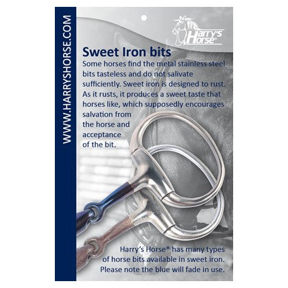 Gray Harry's Horse Wassertrense Gebrochenes Mundstück Sweet Iron 16mm