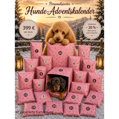 🐶 Personalisierter Hunde Adventskalender 2026 🎄