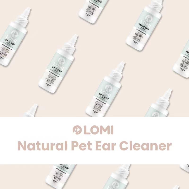 Beige Lomi Pets Natural Ohrenreiniger