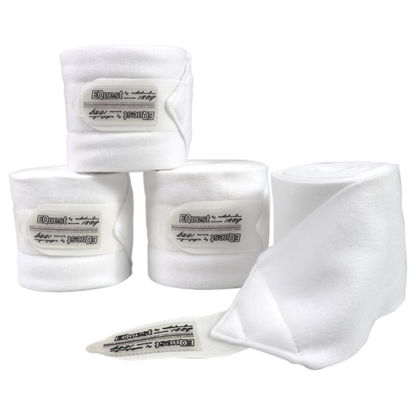 Light Gray EQUEST Bandage Fleece Act-Line | 4er Set