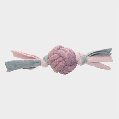 Happy Pet Little Rascals Fleecy Rope Ball