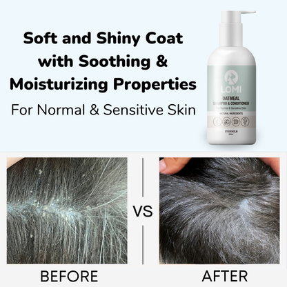 Lomi Pets Oatmeal Hunde Shampoo & Spülung
