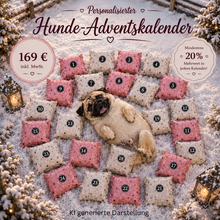 🐶 Personalisierter Hunde Adventskalender 2026 🎄