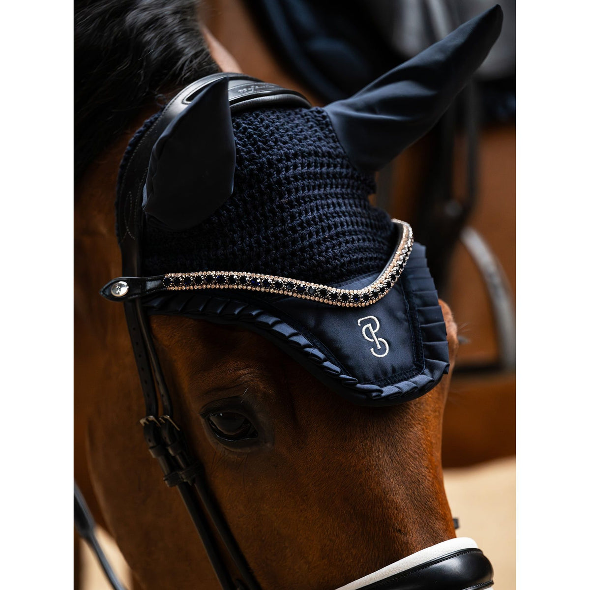 PS of Sweden Ruffle Ohrhaube mit Rüschen