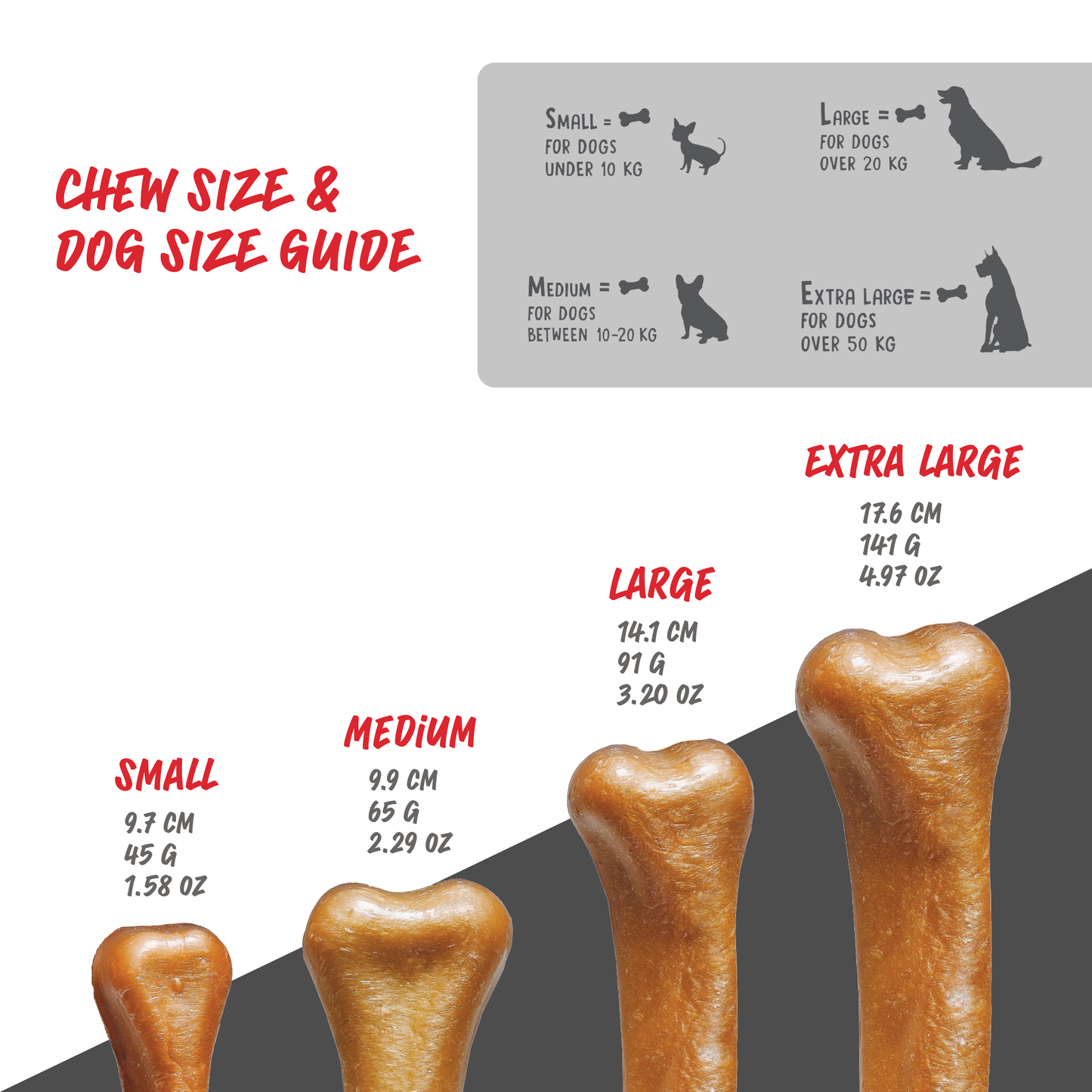 Dog Dental Chew - Cheese & Beef - Medium