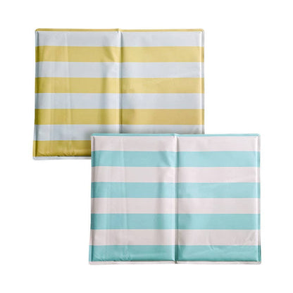 🌈❄️ Croci Kühlmatte für Hunde – Gestreiftes Sommerdesign: 65X50 CM