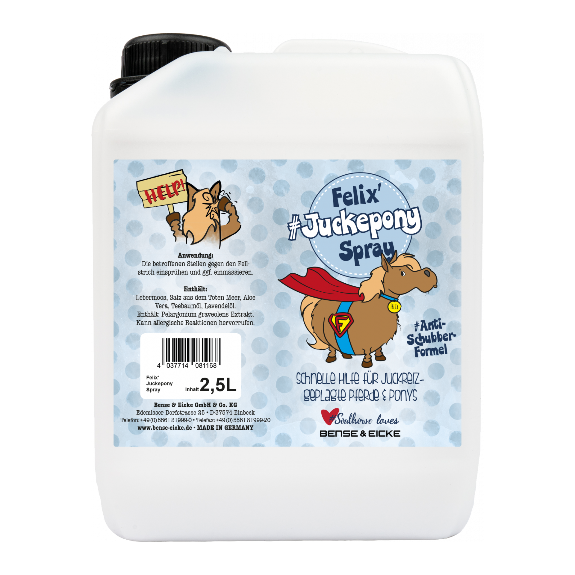 Felix #Juckepony Spray - Kaster Cheval