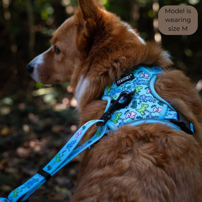 PawStory - Trail Buddy Harnass - Funky Dino